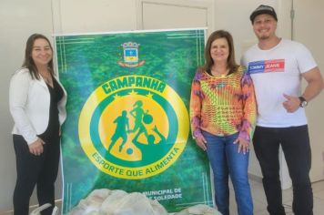 CAMPANHA ESPORTE QUE ALIMENTA AVANÇA EM MAIS UMA ETAPA