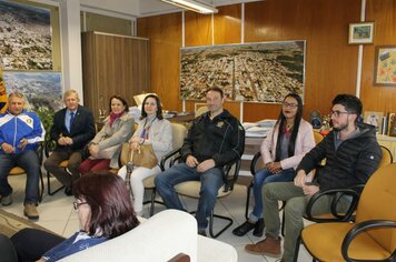 VICE-PREFEITA MARILDA RECEBE VISITA DO GOVERNADOR DO ROTARY DISTRITO 4700