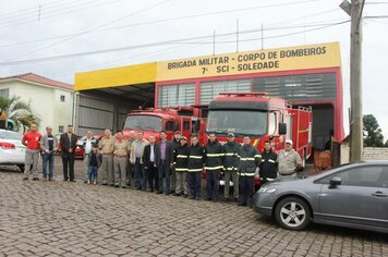 Prefeito Cattaneo participa de solenidade alusiva aos 10 anos do Corpo de Bombeiros de Soledade
