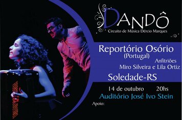 Dandô Rosa acontece nesta sexta-feira (14) em Soledade