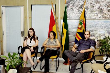 PRESIDENTE  DO PODER LEGISLATIVO SOLEDADENSE VISITA GABINETE DO PREFEITO  CATTANEO