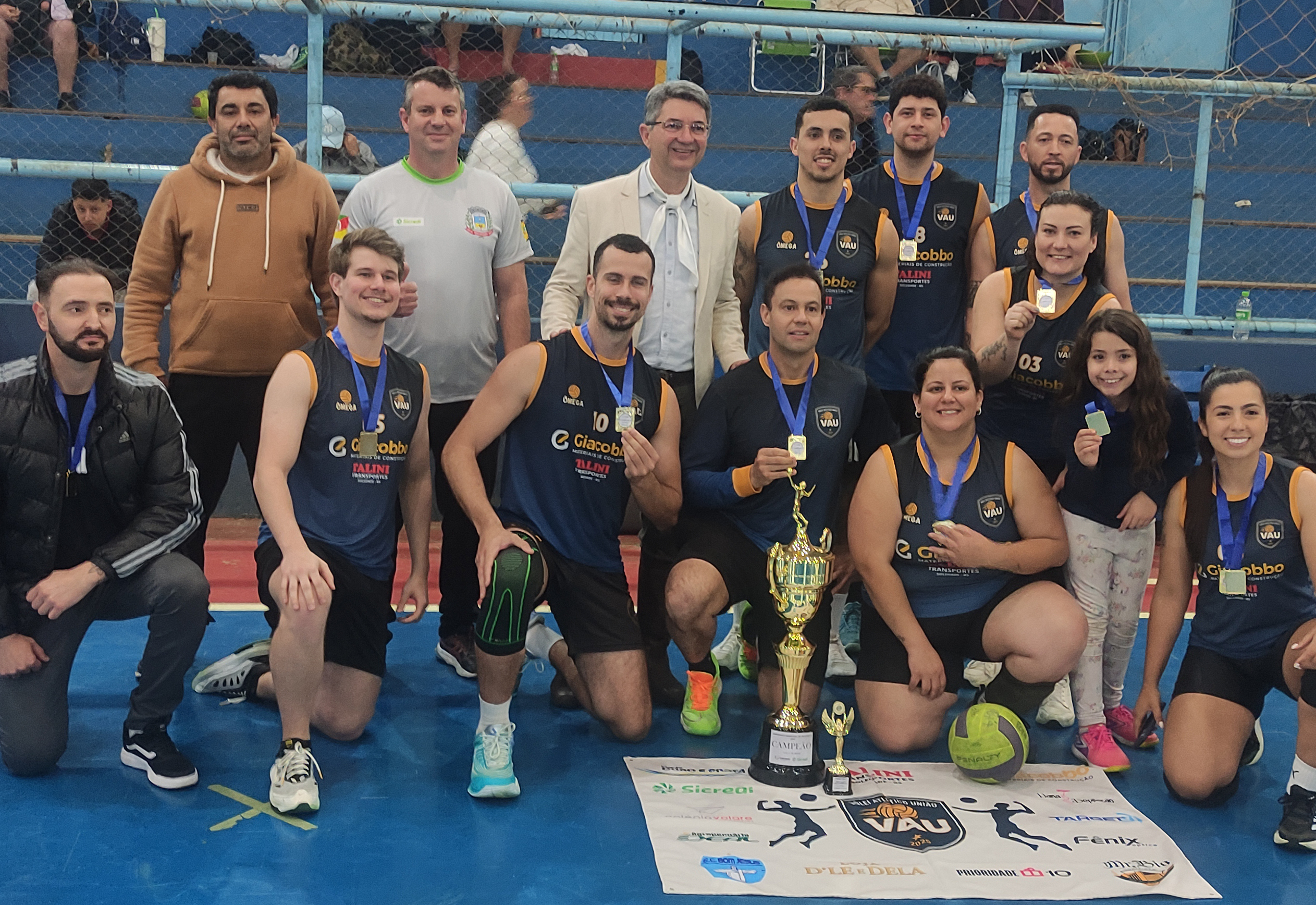 ATLÉTICO UNIÃO (ÔMEGA) É CAMPEÃO DO CAMPEONATO MUNICIPAL DE VOLEIBOL ADULTO MISTO – TAÇA SICREDI