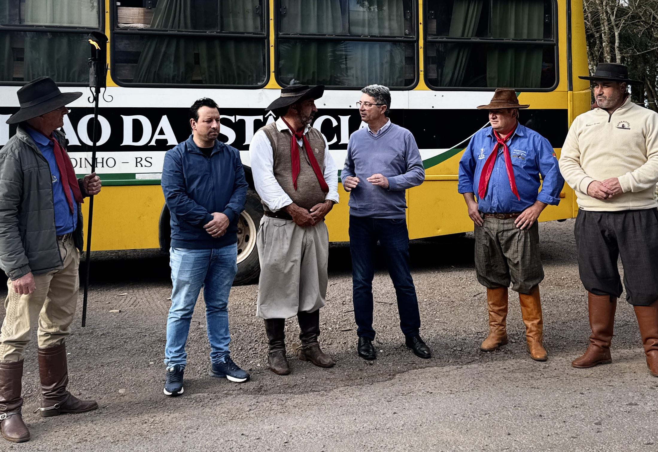 CENTELHA DA CHAMA CRIOULA PASSA POR SOLEDADE A CAMINHO DAS MISSÕES