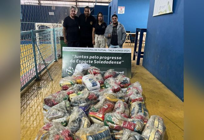 Campanha Esporte que Alimenta arrecada 800kg de alimentos