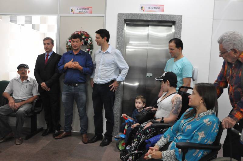 Inaugurado elevador na Câmara de Vereadores de Soledade