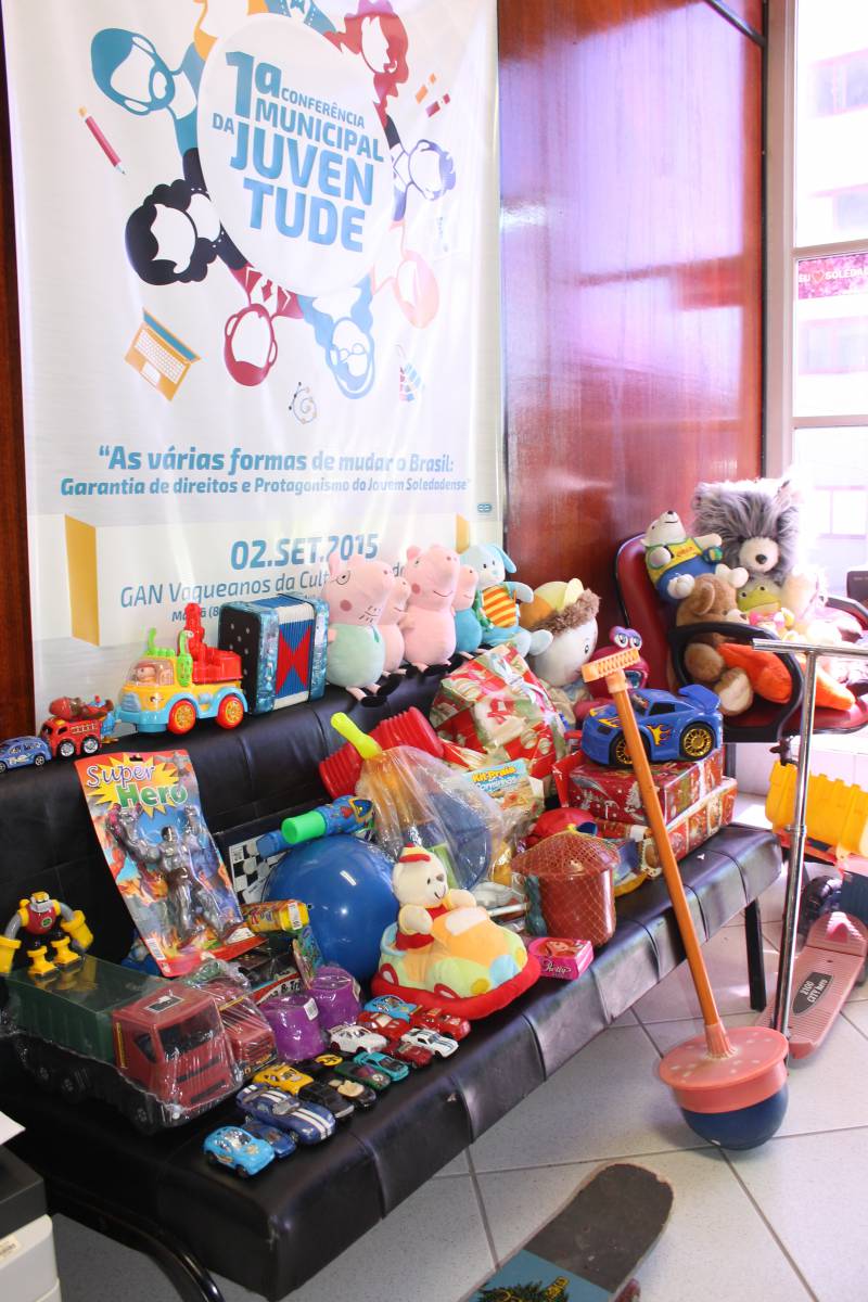 Coordenaria da Juventude está arrecadando brinquedos para distribuir no Interior