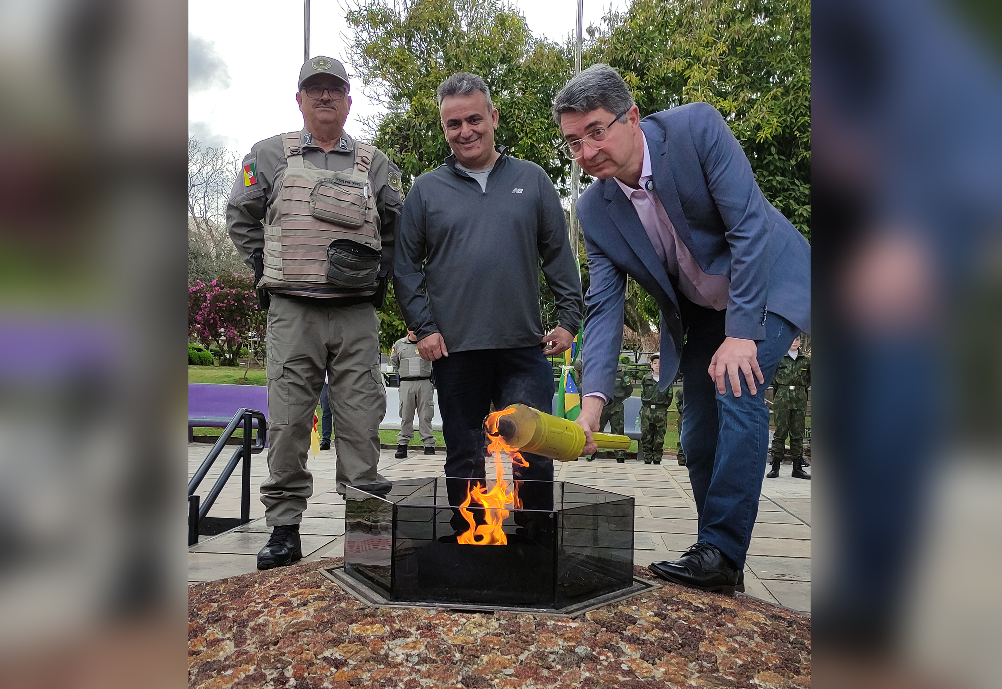 SOLEDADE DÁ INÍCIO À SEMANA DA PÁTRIA COM ATO CÍVICO NA PRAÇA CENTRAL