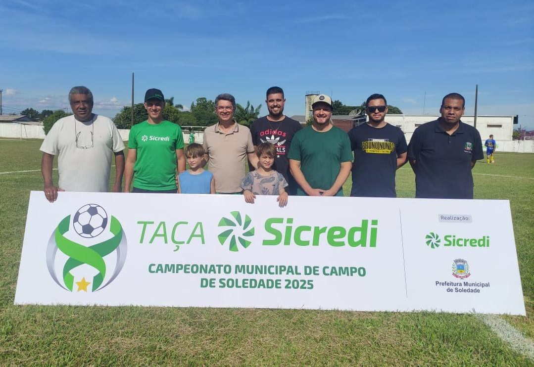 CAMPEONATO MUNICIPAL DE FUTEBOL DE CAMPO É ABERTO OFICIALMENTE EM SOLEDADE