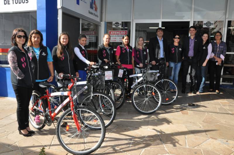 Bicicletas do programa PIM foram entregues as agentes do Programa