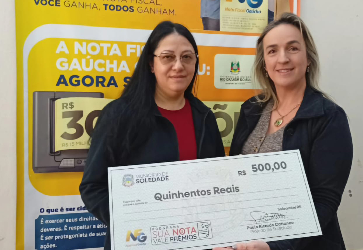 MAIS DOIS CONSUMIDORES SÃO CONTEMPLADOS PELO PROGRAMA SUA NOTA VALE PRÊMIOS