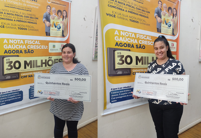 PREFEITURA DE SOLEDADE REALIZA ENTREGA DE PRÊMIOS DO PROGRAMA “SUA NOTA VALE PRÊMIOS”